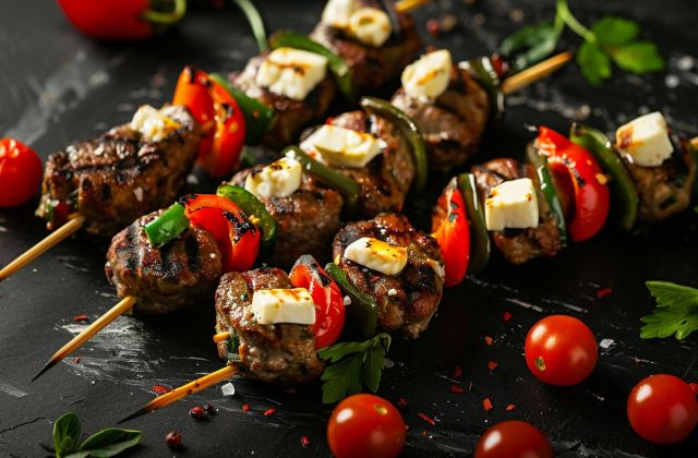 Nr. 9 – Bifteki-Spieß